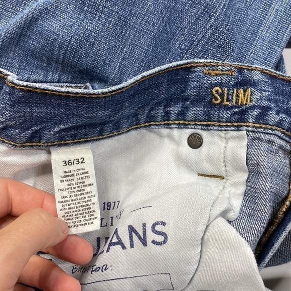 American Eagle Slim Denim Bootcut Jeans 36x32 - Picture 10 of 10